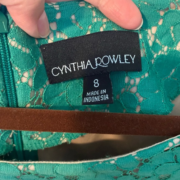 Cynthia Rowleys vintage style lace dress- size 8 - Picture 2 of 6